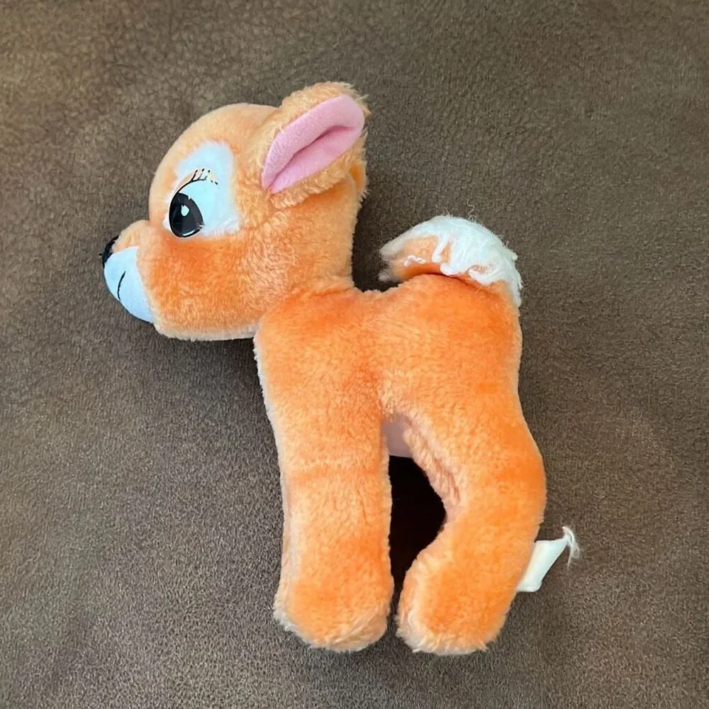 Vintage 1980’s Walt Disney Bambi 7” Plush‎ Stuffed Animal